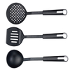 Популярные черные 7 штук нейлоновые приготовления посуды на кухне