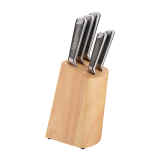Кухня King New Arilives Design Hollow Handle 6 шт. Нож шеф-повара набор с деревянной подставкой